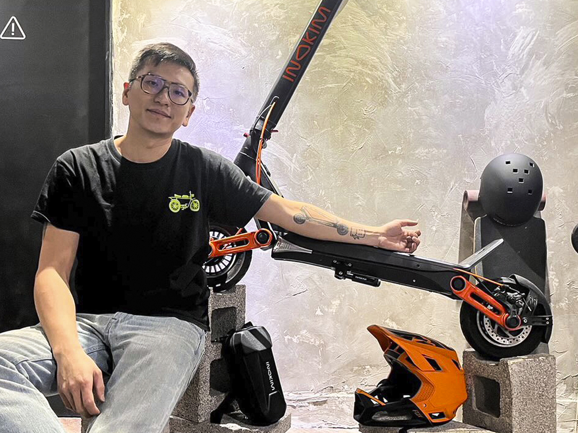 INOKIM Celebrates Loyal Customer’s Tattoo of Inokim OXO E-Scooter
