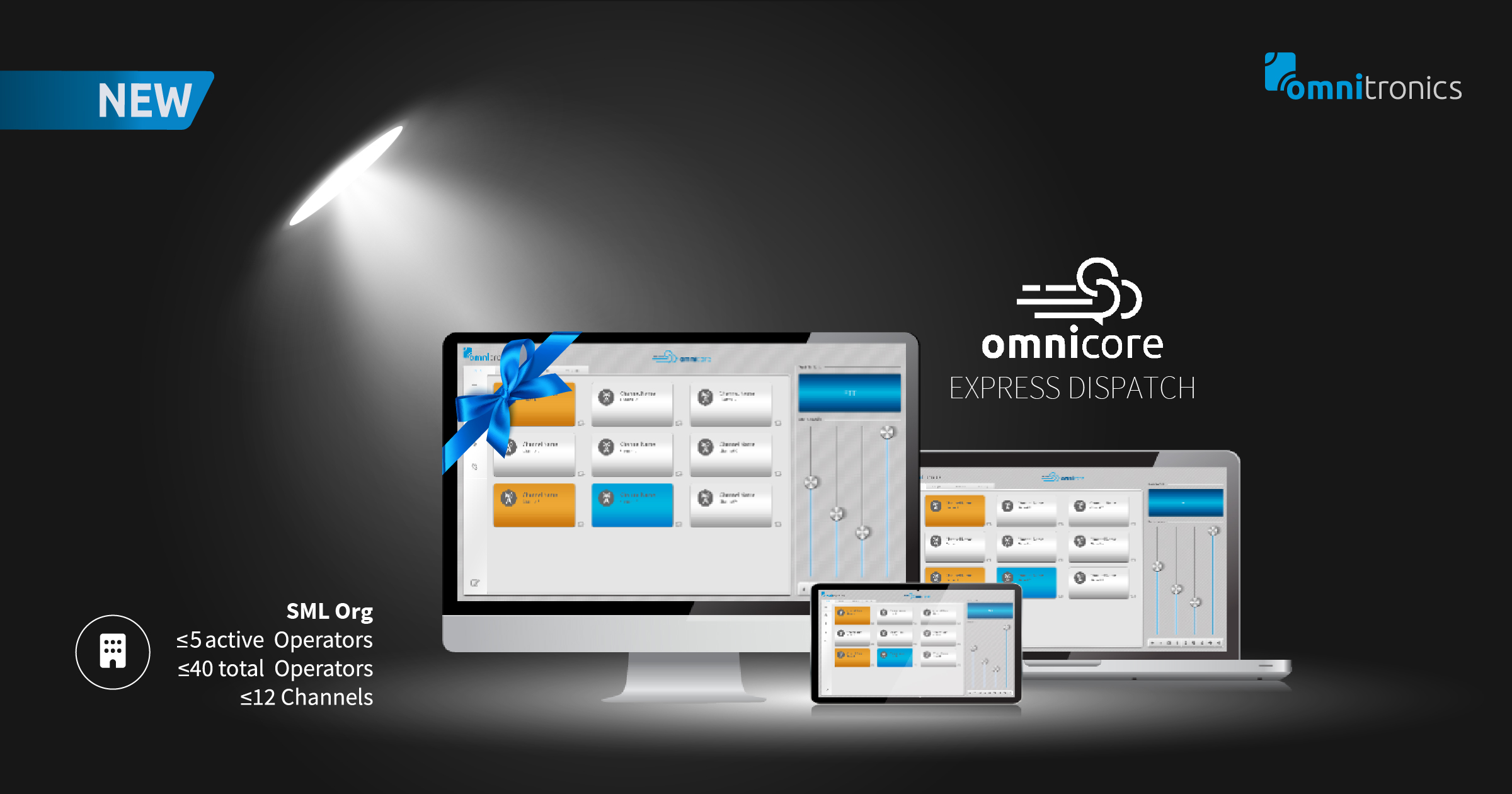Omnitronics introduces omnicore Express: The Feature-Rich Radio Dispatch Console for Small to Medium Organizations