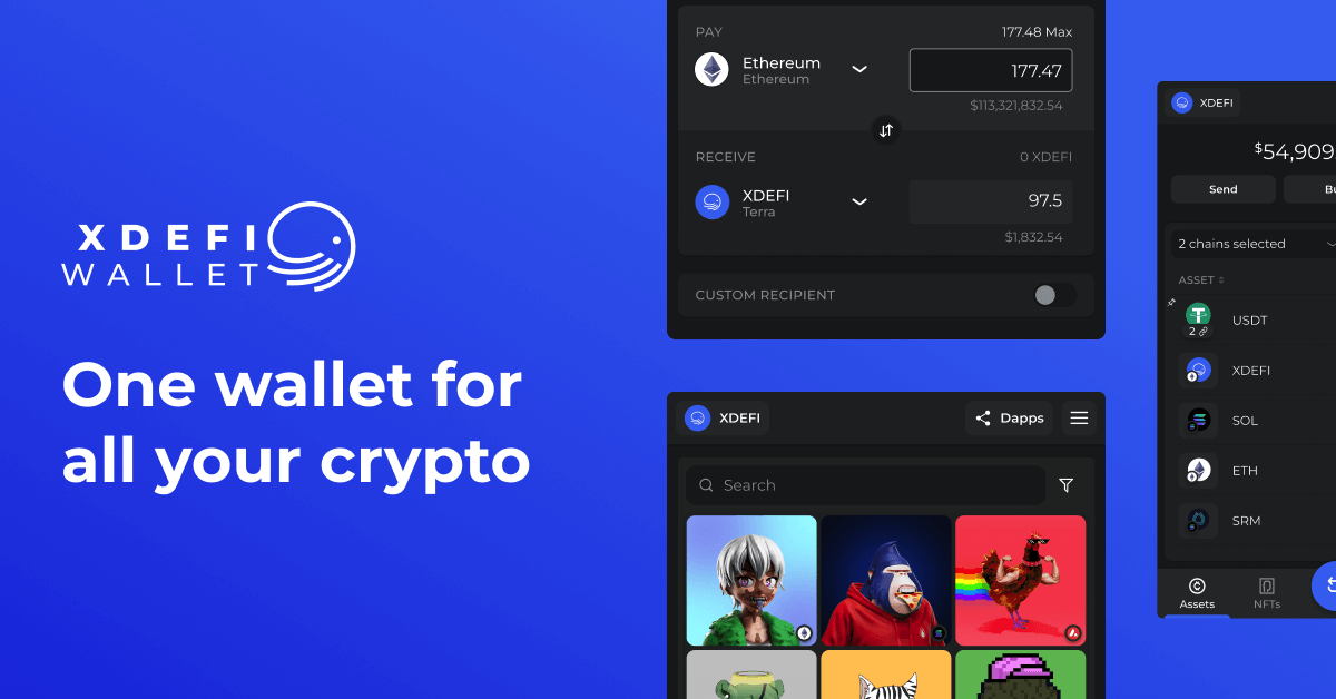 XDEFI Wallet expands in wallet crypto trading to support 30x more assets than Binance
