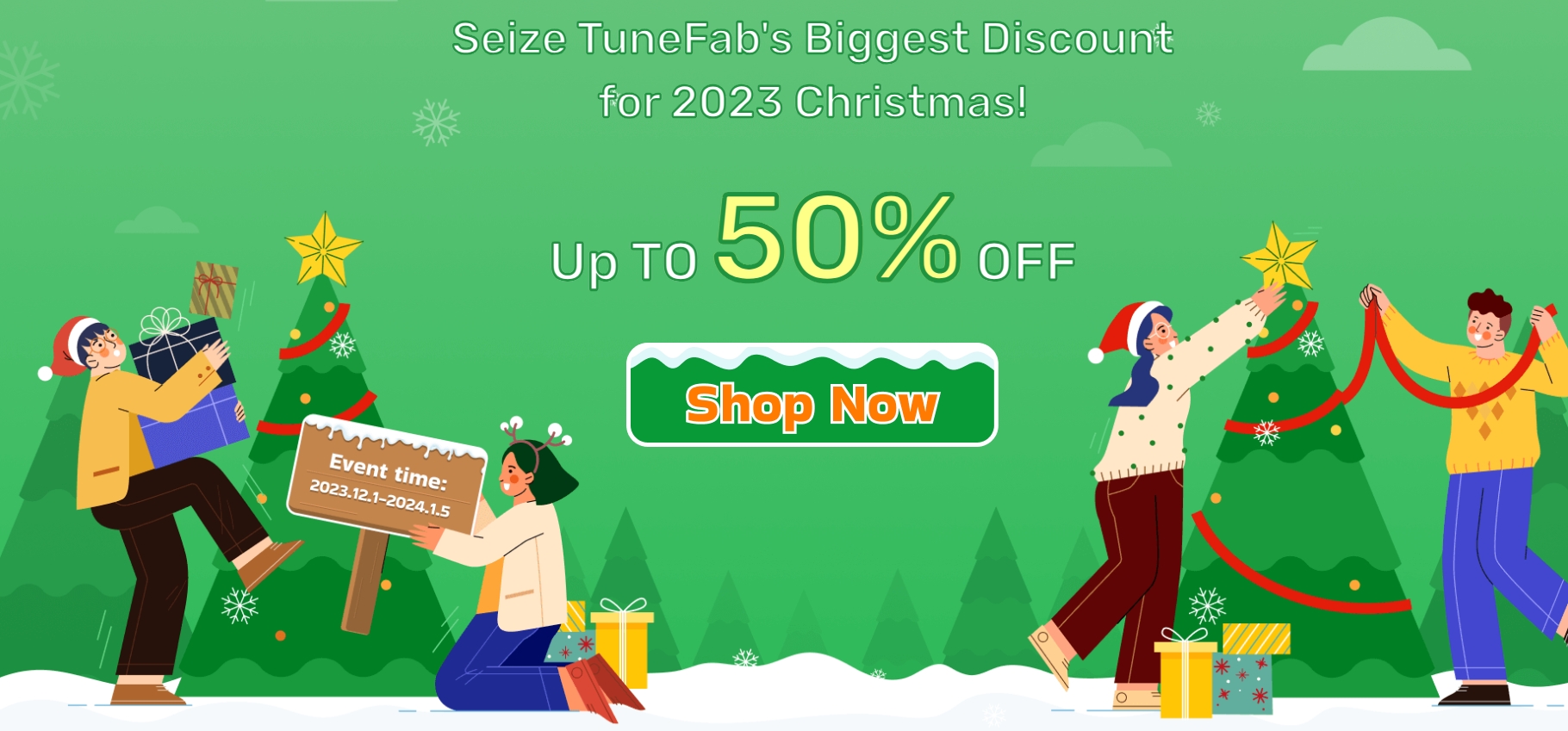 TuneFab Announces Spectacular Christmas Event – Up to 50% OFF!