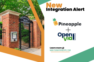Pineapple Integrates with OpenVia to Improve Building Access for Multifamily Assets