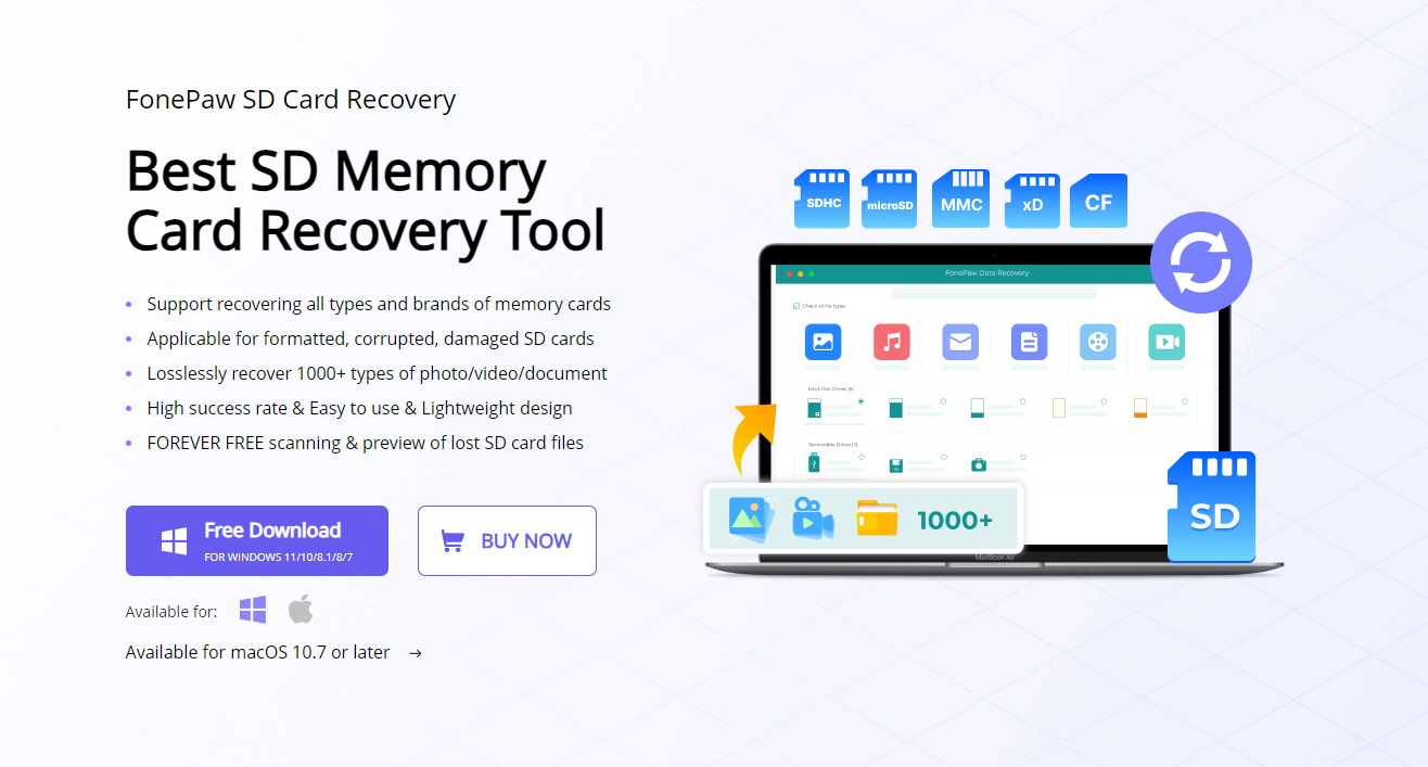 FonePaw Announces Enhanced “FonePaw SD Card Recovery” Feature in Data Recovery Software, Offering Broad Memory Card Support