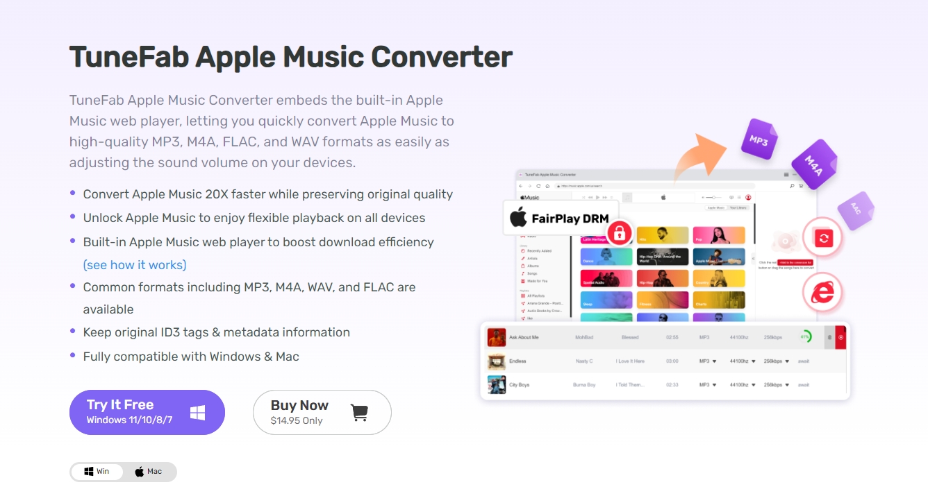 TuneFab Apple Music Converter V4.0.0 Official Update: User Experience Greatly Enhanced