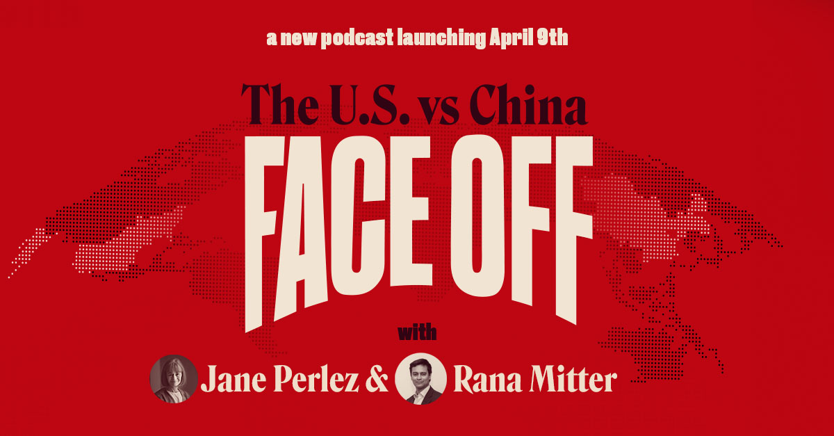 Face-Off: The U.S. vs. China: New Podcast About Geopolitical Tensions in the Pacific