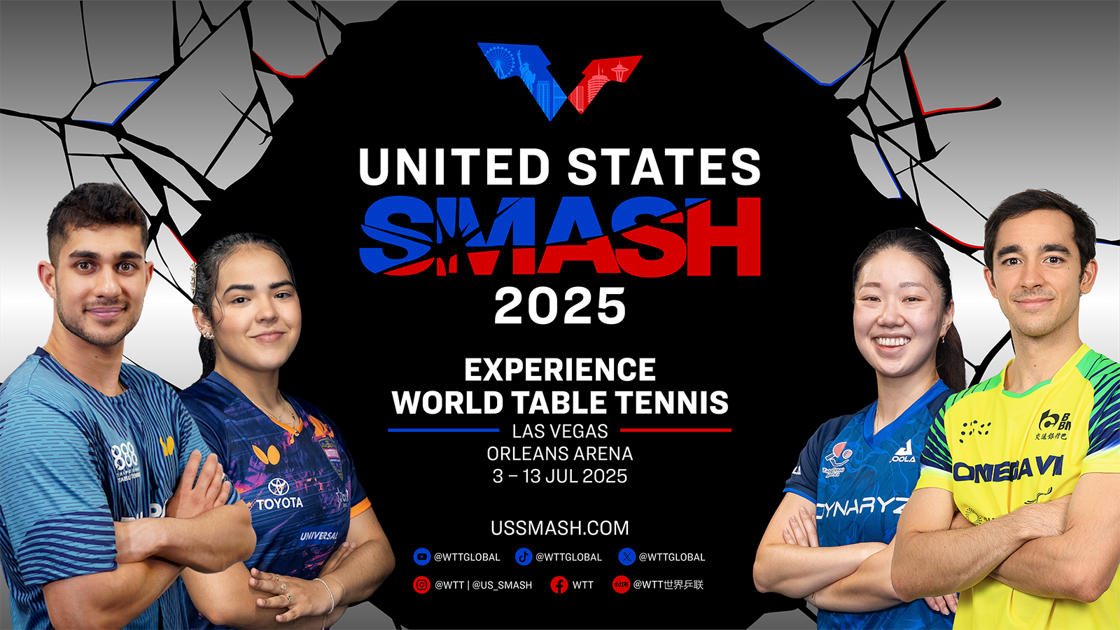 STACKED LINE-UP REVEALED FOR US SMASH 2025 SINGLES DRAWS