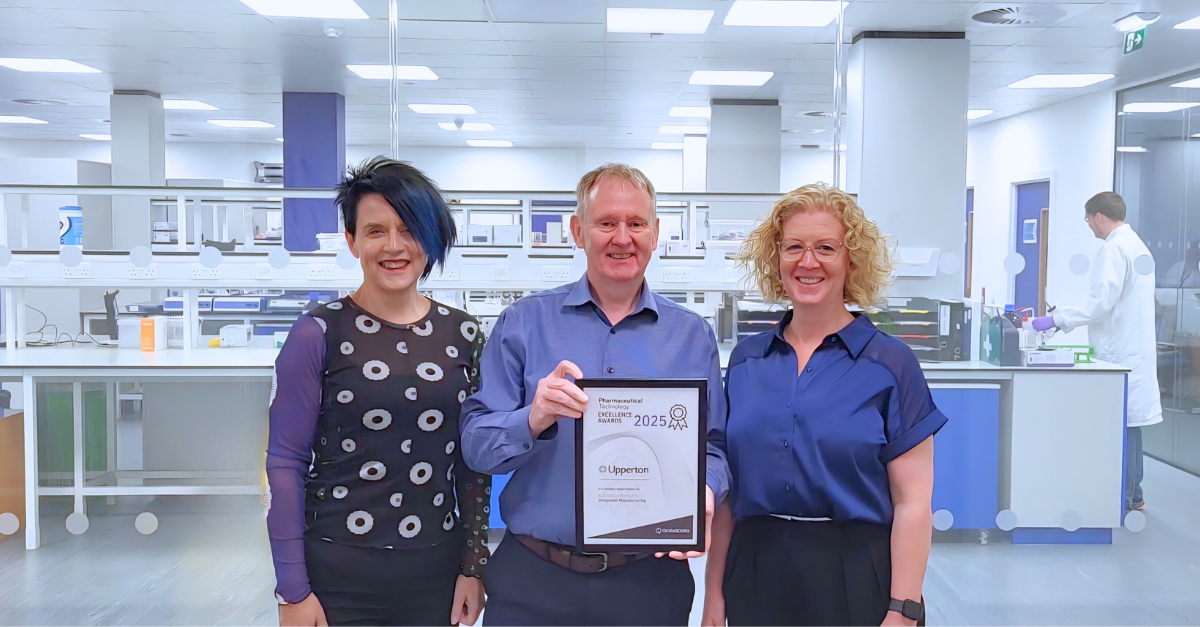 Upperton Pharma Solutions wins 2025 Integrated Manufacturing Excellence Award